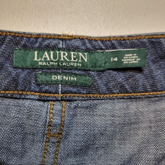 Lauren Ralph Lauren Vintage Denim Jean Maxi Skirt Women's Plus Size 14 - Picture 10 of 14